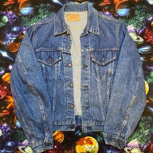 VTG Levis USA Denim Jean Jacket L